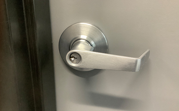 Clean door handle