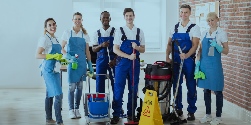 happy cleaning teams 